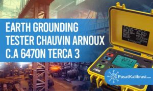 Earth Grounding Tester Chauvin Arnoux C.A 6470N TERCA 3